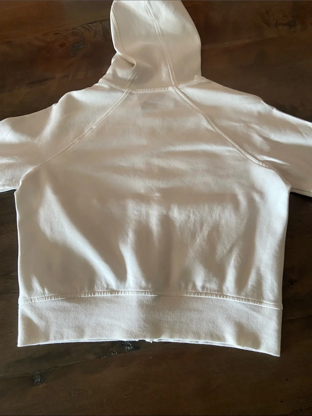 Old Navy White Quilted-Front Hooded Jacket
